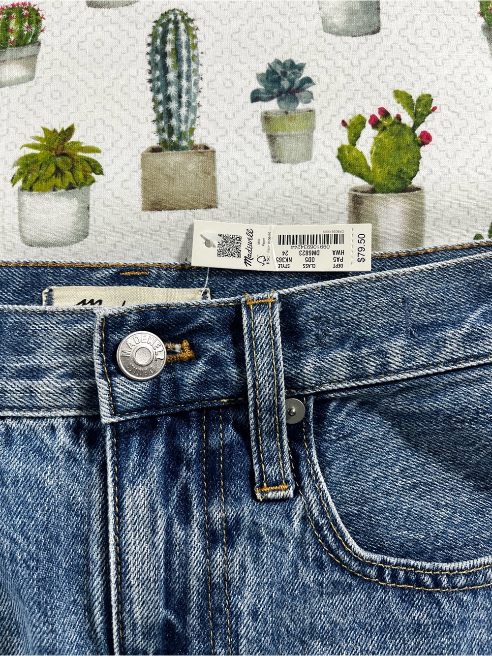 Madewell Rigid A-Line Women’s Denim Skirt Size 24 NWT - Picture 2 of 12